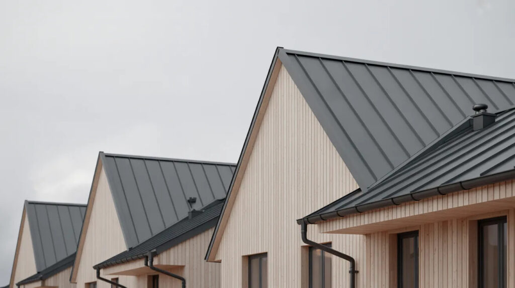 Lägga Bandtäckt plåt & Dubbelfalsat Plåttak