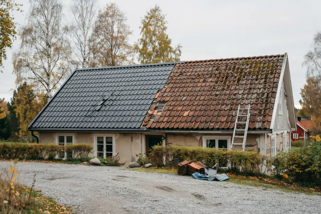 takm lning eller takbyte s bed mer du vad som r mest l nsamt f r ditt hus